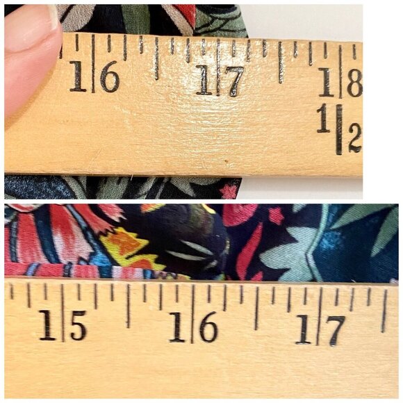 Rebecca Minkoff Jessica Ruffle Floral Midi Wrap Dress S Black Multicolor NWT - Picture 15 of 16